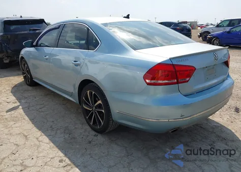 2012 Volkswagen Passat 2.0L Tdi Sel Premium из США, поврежденный, VIN 1VWCN7A34CC070830